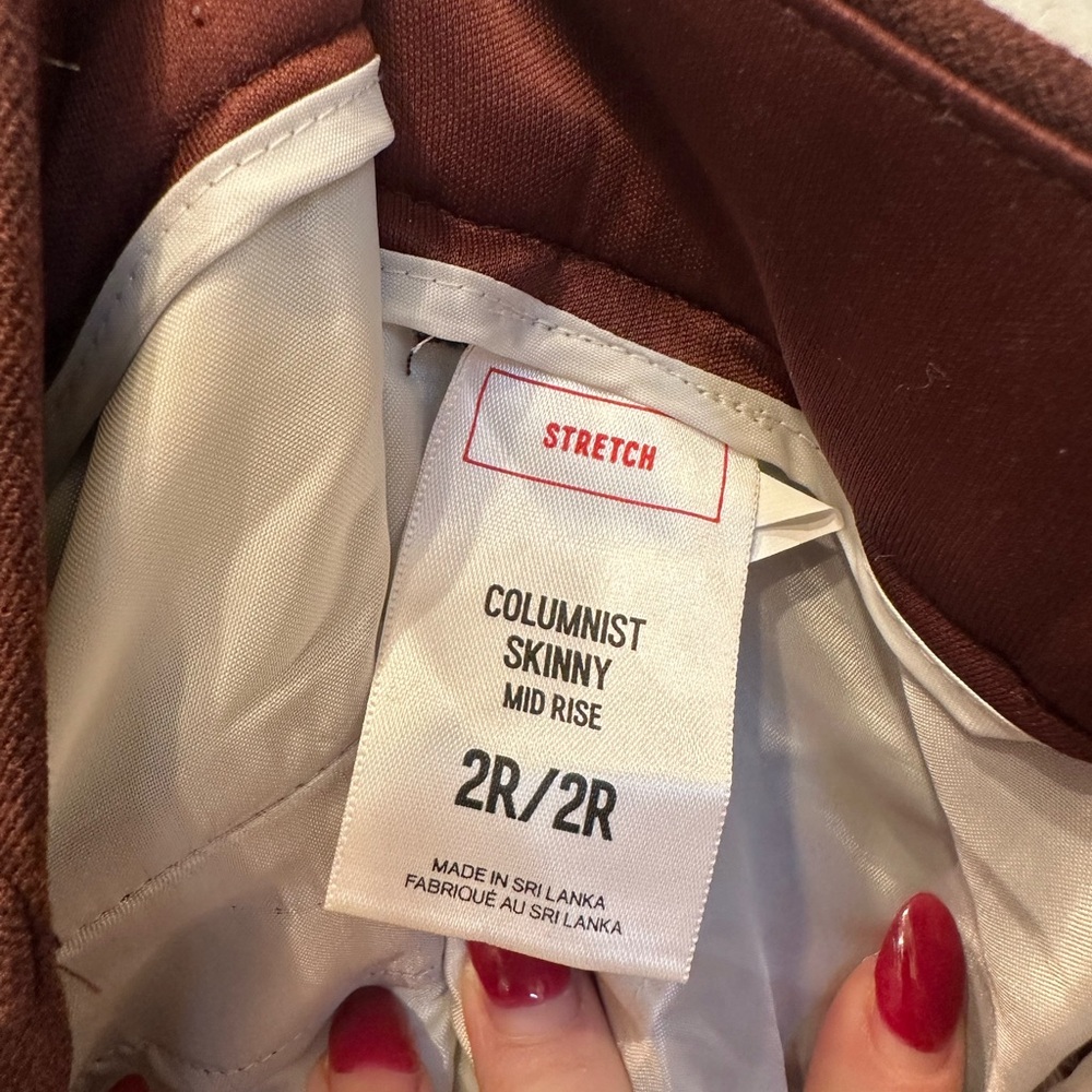Express Columnist Skinny Mid Ride Pants - Picture 3 of 3